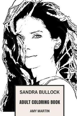 Book cover for Sandra Bullock Adult Coloring Book