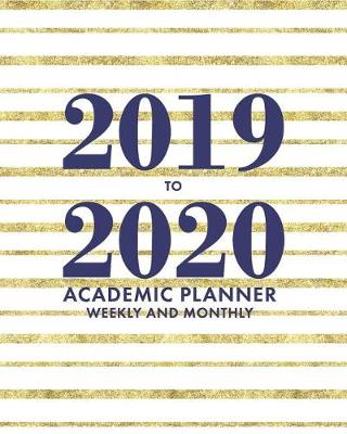 Cover of 2019-2020 Academic Planner Weekly and Monthly