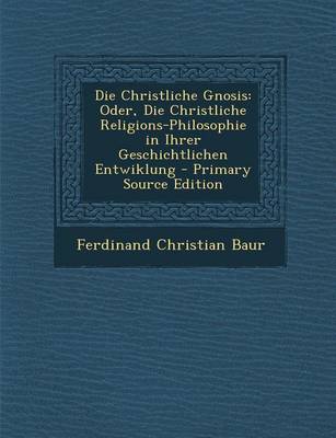 Book cover for Die Christliche Gnosis