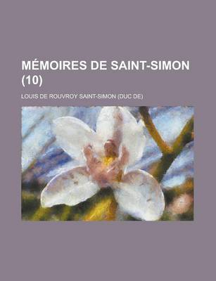 Book cover for Memoires de Saint-Simon (10 )