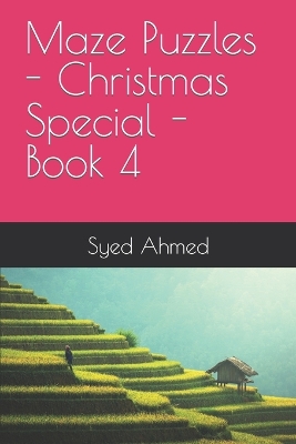 Book cover for Maze Puzzles - Christmas Special - Book 4