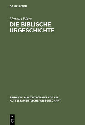 Cover of Die Biblische Urgeschichte