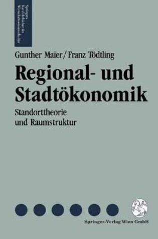 Cover of Regional- Und Stadt Konomik