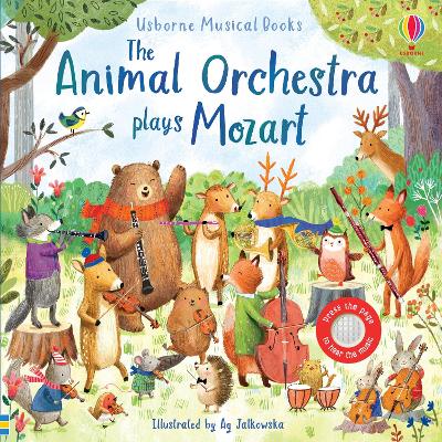 Book cover for The Animal Orchestra Plays Mozart