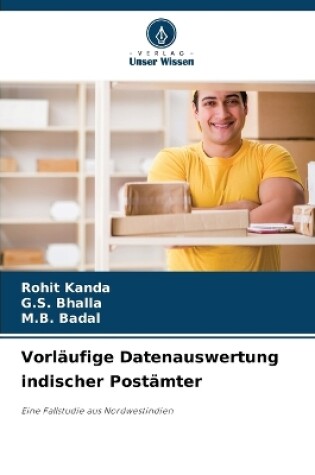 Cover of Vorläufige Datenauswertung indischer Postämter