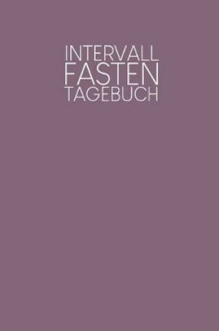 Cover of Intervallfasten Tagebuch