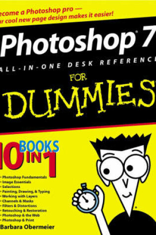 Cover of Photoshop 7 All-in-One Desk Reference For Dummies