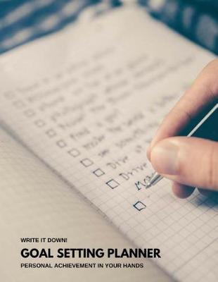 Book cover for Goal Setting Planner