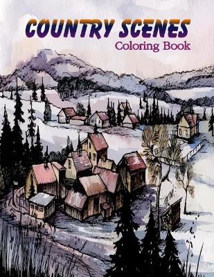 Book cover for Country Scenes Coloring Book