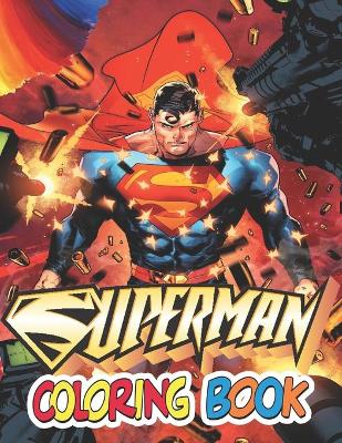 Book cover for Superman Coloring Book