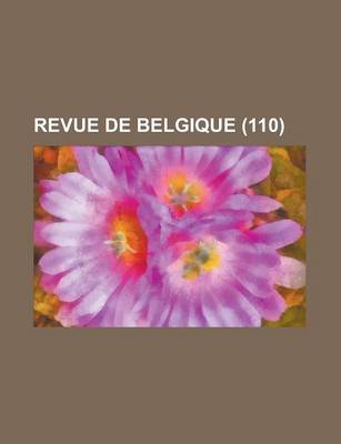 Book cover for Revue de Belgique (110)