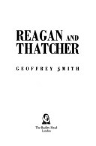 Cover of Reagan and Thatcher