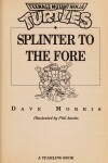 Book cover for Splinter to the Fore