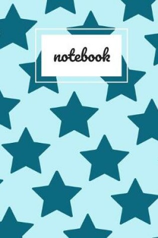 Cover of Blue star print notebook
