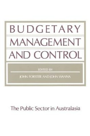 Cover of Budgetary Management and Control