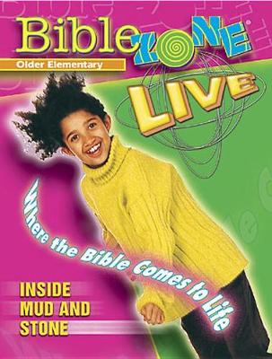 Book cover for Biblezone Live! Older Elementary Teacher Book Inside Mud and Stone