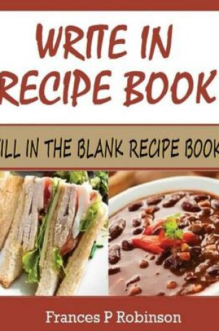 Cover of Write in Recipe Book