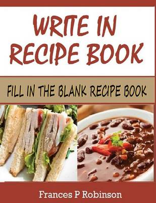 Book cover for Write in Recipe Book