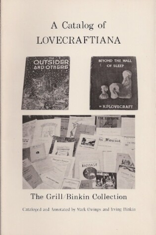 Cover of Lovecraftiana