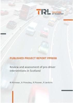 Book cover for Review and assessment of pre-driver interventions in Scotland