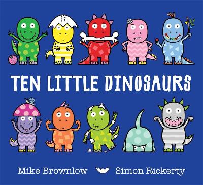 Book cover for Ten Little Dinosaurs