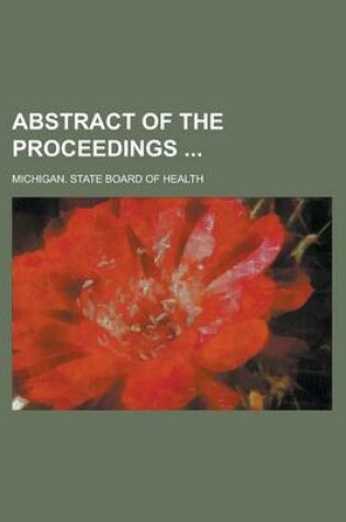 Cover of Abstract of the Proceedings