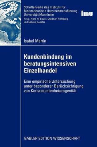 Cover of Kundenbindung im beratungsintensiven Einzelhandel