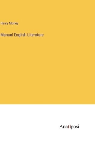 Cover of Manual English Literature