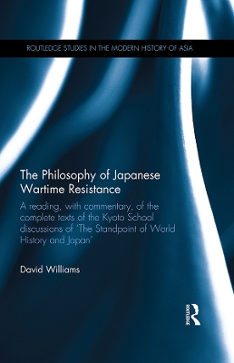 Book cover for The Philosophy of Japanese Wartime Resistance