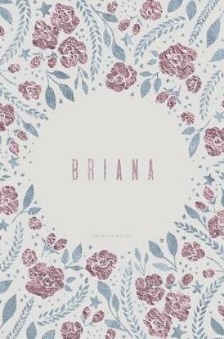 Cover of Composition Notebook. Briana
