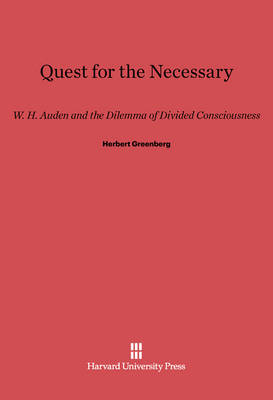 Book cover for Quest for the Necessary