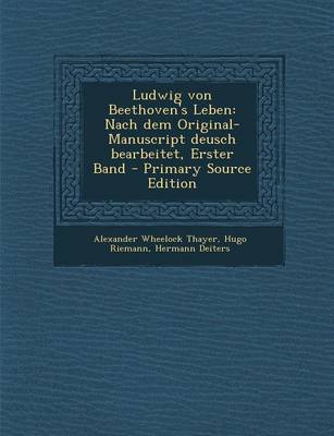 Book cover for Ludwig Von Beethoven's Leben