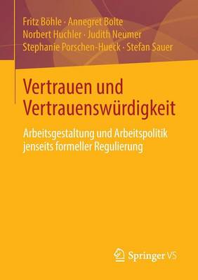 Book cover for Vertrauen Und Vertrauenswurdigkeit