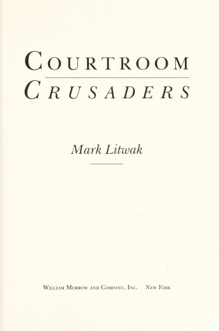 Cover of Courtroom Crusaders