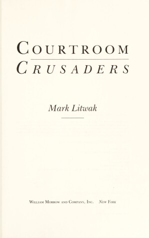 Book cover for Courtroom Crusaders