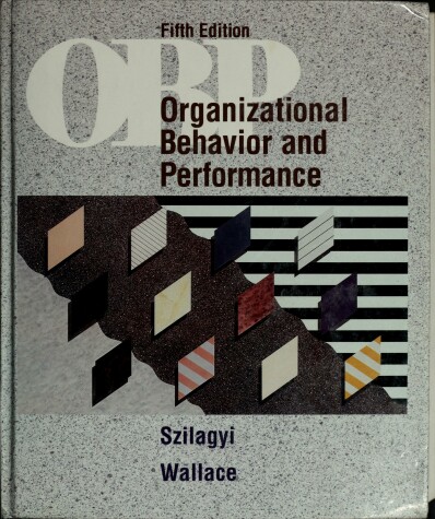 Book cover for Organizational Behaviour and Performance