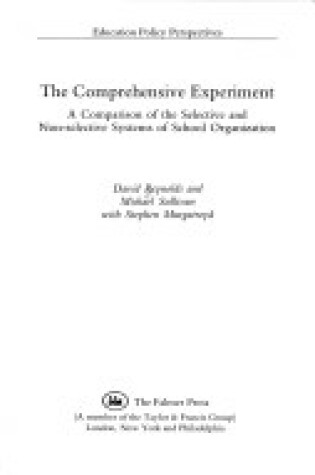 Cover of The Comprehensive Experiment