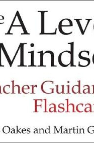 Cover of A Level Mindset Teacher Guidance Flashcards