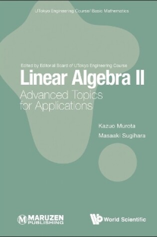 Cover of Linear Algebra Ii: Advanced Topics For Applications