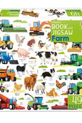 Cover of Usborne Book and Jigsaw Farm