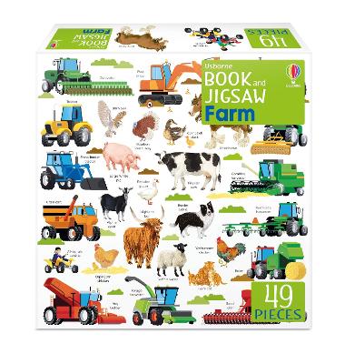 Cover of Usborne Book and Jigsaw Farm