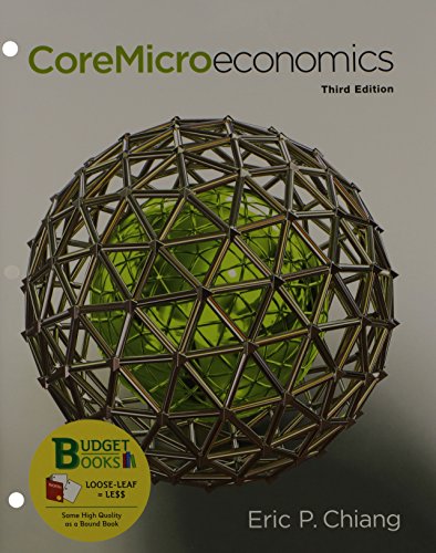 Book cover for Core Microeconomics (Loose Leaf) & Launchpad 6 Month Access Card