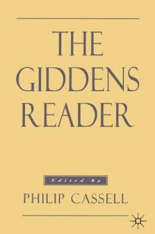 Cover of The Giddens Reader