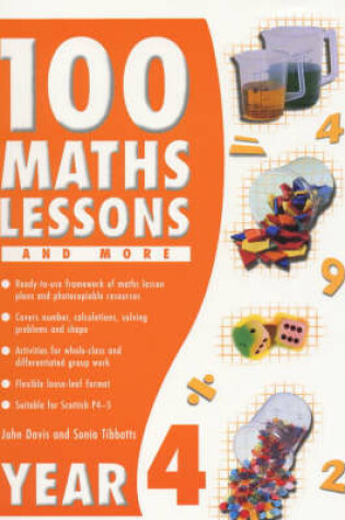 Cover of 100 Maths Lessons and More for Year 4
