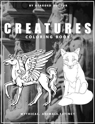 Book cover for Creatures Coloring Book
