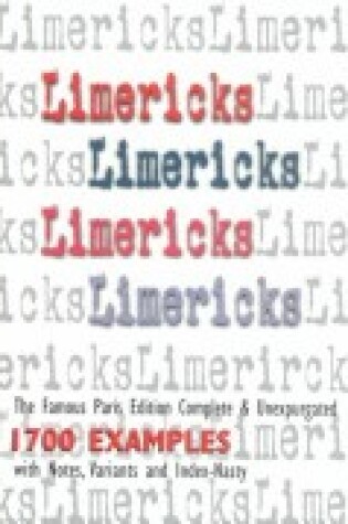 Cover of Limericks, Limericks, Limericks