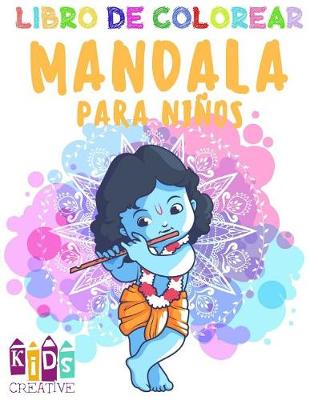Cover of Libro para colorear Mandala para niños 4-6 años de edad Fácil mandalas