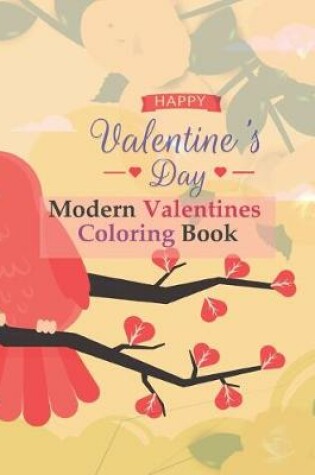 Cover of Modern Valentines Coloring Book