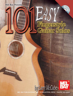 Book cover for 101 Easy Fingerstyle Guitar Solos