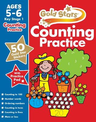 Book cover for Gold Stars Counting Practice Ages 5-6 Key Stage 1